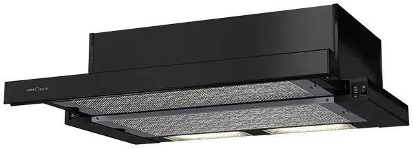 KAMILLA 600 2DN BLACK вытяжка кухонная KAMILLA 600 2DN BLACK вытяжка кухонная