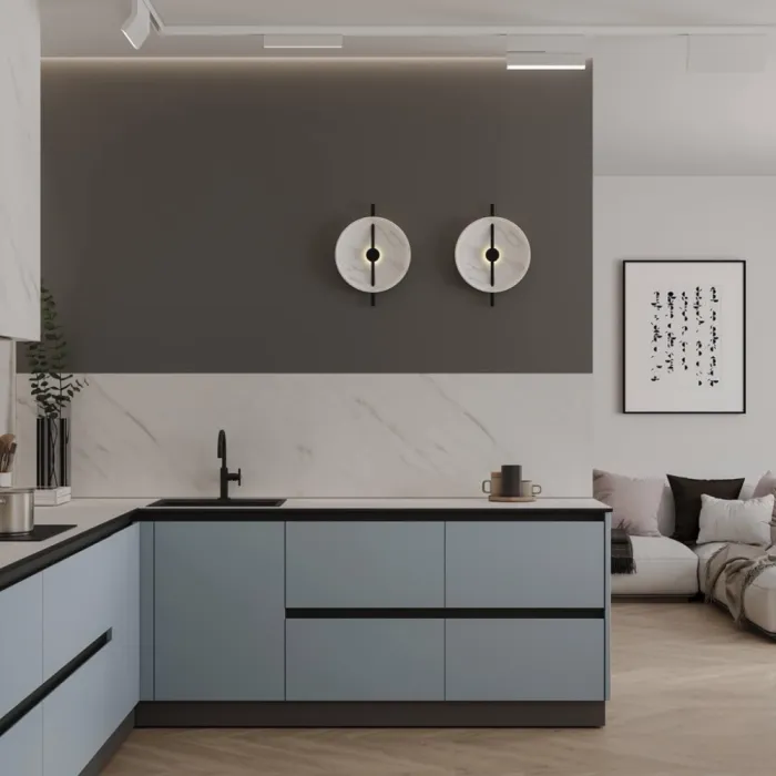 Кухня без шкафов: да, именно так и ничего лишнего