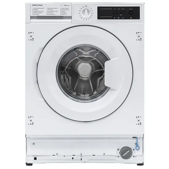 KAYA 1200 7K WHITE встраиваемая стиральная машина