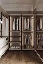 СТЕЛЛАЖНАЯ ГАРДЕРОБНАЯ СИСТЕМА Г-ОБРАЗНАЯ КОНФИГУРАЦИЯ 3