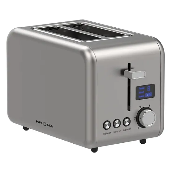 Digitaler Inox тостер электрический 2 слота
