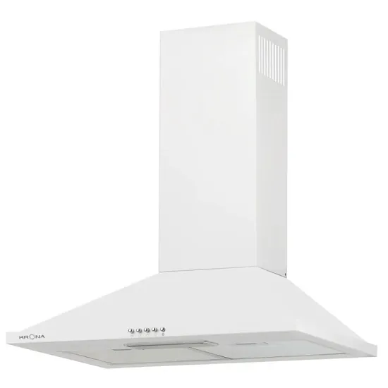 BELLA 600 WHITE push button вытяжка кухонная