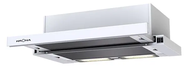UNA 600 white PB вытяжка кухонная