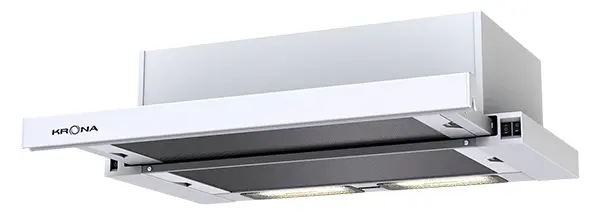 KAMILLA 600 white (1 мотор) вытяжка кухонная